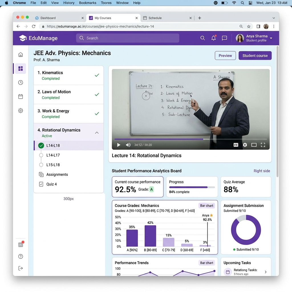 LearnLoop — Coaching Institute App Screenshot